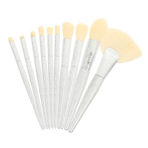 POPETPOP 2 Sätze Make-up Pinsel Lidschatten Makeup Bürsten Werkzeug Rougepinsel Puderapplikator Kosmetischer Augenpinsel Pinsel Für Mädchen Make-up Bilden Fräulein Pulver Plastik Weiß von POPETPOP