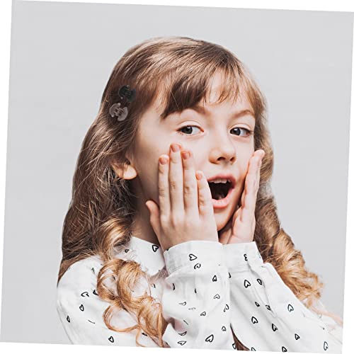 POPETPOP 2 Sätze Mini Haarklammern für Mädchen Kleine Haarspangen aus Sanftem Material im Einfach zu Tragen Komfortable Klammern für Alltäglichen Haarschmuck und Frisurenpflege von POPETPOP