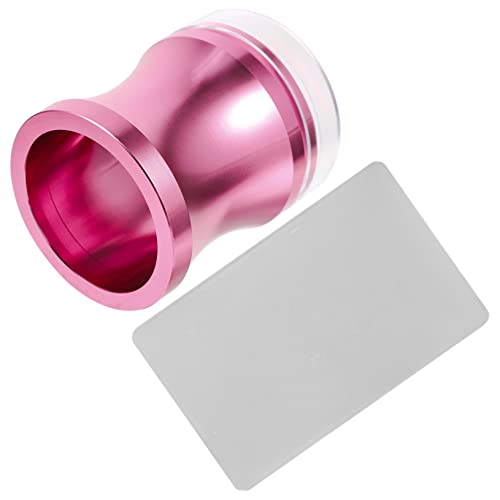 POPETPOP 2 Sätze Nailart-stempel Aus Silikon Nagelkunststempel Selber Machen Silikon Stampfer Klarer Nagelstampfer Nail French Tip Tool Nägel-kit Eindruck Bunt Kind Aluminiumlegierung von POPETPOP