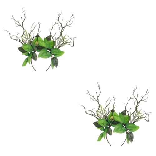 POPETPOP 2stücke Kreatives Geweih Haarband Astdesign Für Halloween Weihnachten Und Partys Einzigartiger Kopfschmuck Für Cosplay Und Fotoshootings von POPETPOP