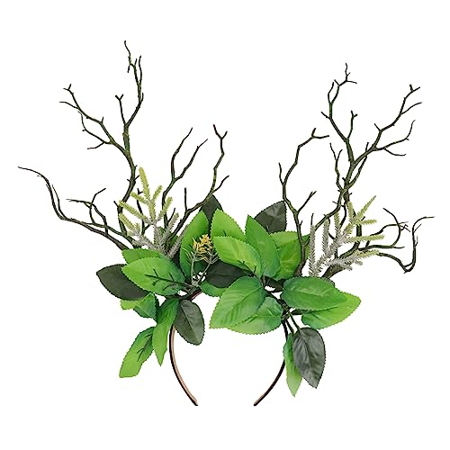 POPETPOP 2stücke Xmas Haarreif Mit Kreativem Geweih-design Einzigartiger Kopfschmuck Für Halloween Und Weihnachten Party-haarband Für Erwachsene Und Attraktives Accessoire Für Festliche von POPETPOP