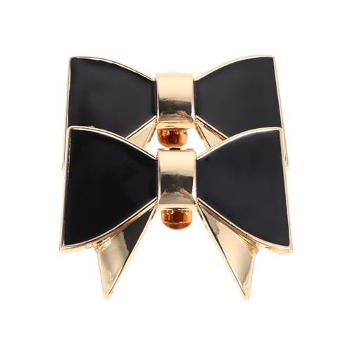 POPETPOP 2 Stück Abnehmbare Schleifen Schuhclips aus Zinklegierung für Damen High Heels Schuhschmuck Buckles Schuhdekoration Strapazierfähig und Vielseitig Einsetzbar von POPETPOP