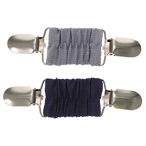 POPETPOP 2 Stück Elastische Strickjacken Clips Damen Broschen Schal Anstecknadeln Leichte und Flexible Umhanghalter für Pullover Kleider Schals Einfach zu Befestigen und Vielseitig von POPETPOP