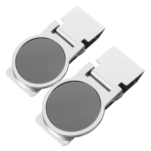 POPETPOP 2 Stück Geldclip Cash Clip Geldklammer für Kompaktes Leichtes Design mit Glattem Innenfinish zur Sicheren Aufbewahrung von Geldscheinen und Karten für Fronttasche von POPETPOP