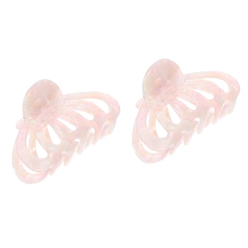 POPETPOP 2st Haarklammer Haarschmuck Für Damen Mädchen Haarspangen Für Frauen Große Krallenclips Für Dickes Haar Süßes Haaraccessoire Jumbo-haarspange Twist Hinterkopf Acetatfolie Fräulein von POPETPOP