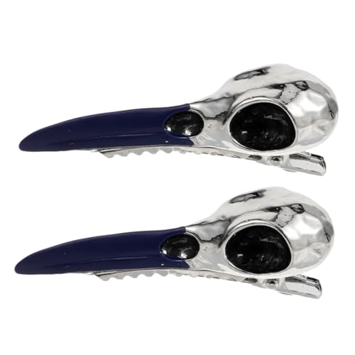 POPETPOP 2 Stück Halloween Haarklammern Punk Schädel Haarspangen für Frauen Mädchen Kleine Dekorative Haarclips Passend für Partys Karneval und Alltag Stylische Haarschmuck Accessoires von POPETPOP