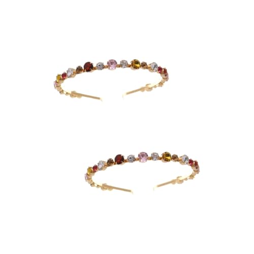 POPETPOP 2stücke Chic Kristall Haarband Für Partys Und Anlässe Elegantes Haarschmuck-accessoire Für Frauen Geeignet Für Fotografie Und Besondere Anlässe von POPETPOP