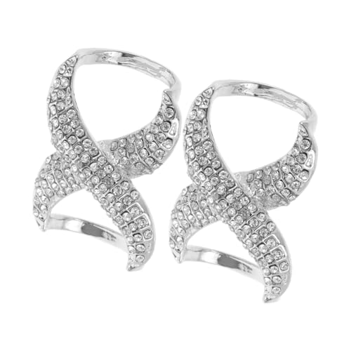 POPETPOP 2 Stück Schalring Clips Vielseitige T Shirt Klammern Eleganter Schalhalter Runder Haltering für Kleidung Vielseitig Einsetzbar für Halstücher und Outfits von POPETPOP