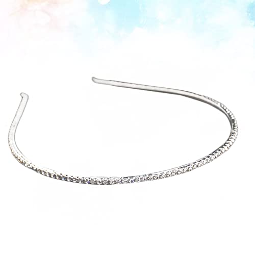 POPETPOP Haarband 2st Schmuck Stirnband Hochzeit Kopfschmuck Stirnband Für Frauen Diamantschmuck Für Frauen Funkelndes Stirnband Haarbänder Für Damenhaar Braut Haarschmuck Kristall von POPETPOP