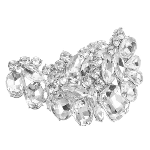 POPETPOP 2 Stück Teiliges Abnehmbare Strass Schuhclips Blumen Dekoration für Damen High Heels Glitzernde Schuhschmuck Clips zur Individuellen Veredelung von Braut und Festtags Schuhen von POPETPOP