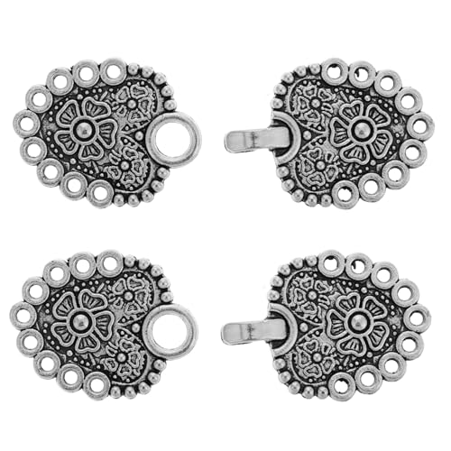 POPETPOP 2 Stück Teiliges Retro Metallclip für Kleidung Eleganter Hanfu Cheongsam Broschenverschluss Vielseitiger Pullover und Umhang Clip mit Präziser Verarbeitung Modisches Design für von POPETPOP