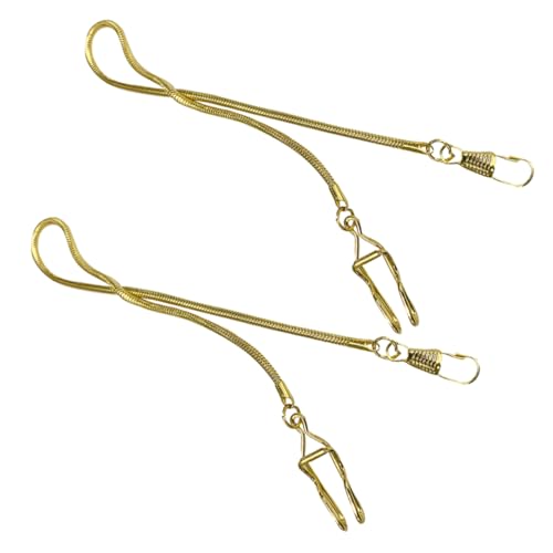 POPETPOP 2 Stück Teiliges Taschenuhrenketten aus Robustem Metall Stilvolle und Einfache Uhrenkette für Herren Leicht Anzubringen Klassische Taschenuhr Zubehörkette Passend für Kompass und von POPETPOP