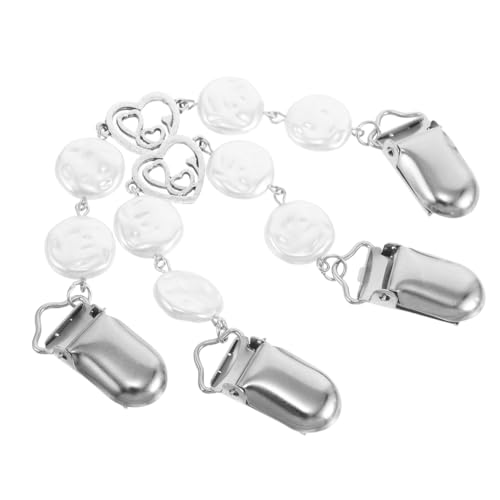 POPETPOP 2 Stück Vintage Teiliges Strickjackenclip aus Robustem Zinklegierungsmaterial Herz Design Broschen für Damen Vielseitige Schal und Kleidungsdekoration Leicht und Einfach zu von POPETPOP