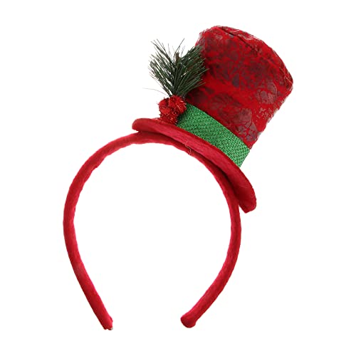 POPETPOP 2st Weihnachtsfeier Stirnband Haarschmuck Für Damen Hut Weihnachtsbaum-stirnband Elfenmützen Für Erwachsene Weihnachtshaarband Haargummis Für Mädchen Haarring Fräulein Blitz von POPETPOP