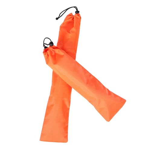 POPETPOP 2 Stück wasserdichte Aufbewahrungstaschen für Nasse Regenschirme Langlebiges Material Platzsparend mit Kordelzug Längliches Design für Reisen Rucksack und Kinderwagengebrauch von POPETPOP