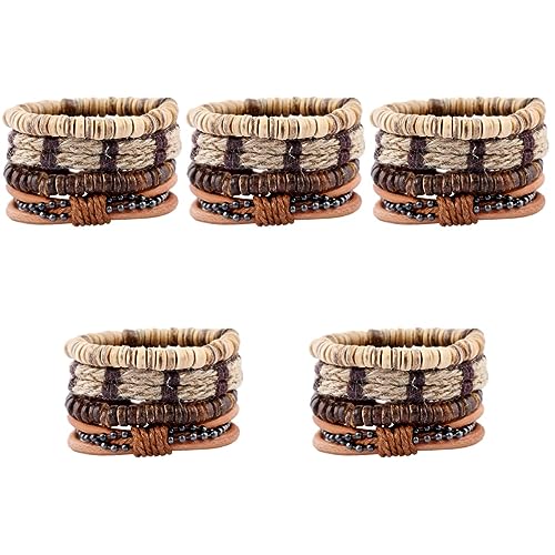 POPETPOP 20 Stück Armband Haarschmuck Haargummis Für Damen Handgelenk Dekoration Haargummis Spiral Haargummis Haargummis Vintage Dekor Retro Dekor Herren Punk Armband von POPETPOP