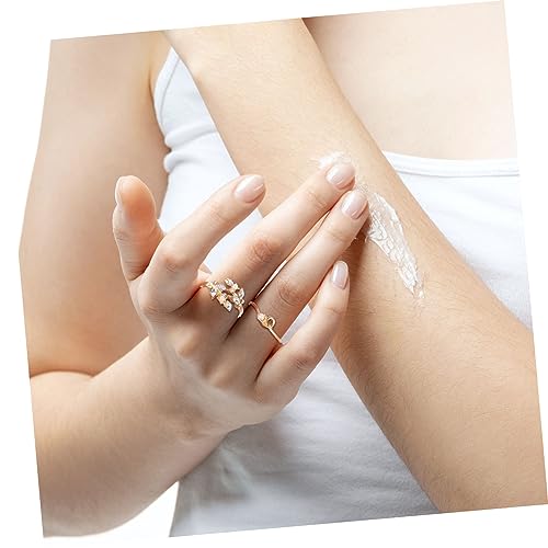 POPETPOP 20 Stück Teiliges Damen Ring Set Mond Stern Schmuck aus Langlebiger Legierung Modisch und Vielseitig für Alltag Party und Verstellbare Fingerringe für Frauen Mädchen von POPETPOP