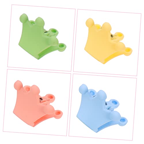 POPETPOP 20 Stück Teiliges Mini Haarspangen Haarklammern Krone Form Bunte Farben Niedliche Kleine Haarklammern für Mädchen Alltag Schule Zubehör von POPETPOP