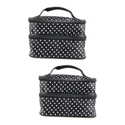 POPETPOP 2St Damen Kosmetiktasche orinal para Mujer pfui für Frauen Noire Frauen drinnen Make-up-Taschen schminktasche Makeup Tasche Kulturbeutel tragbar Wäschesack Fräulein von POPETPOP