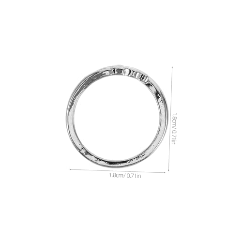 POPETPOP 2Stücke Teufel Ringe Teiliges Verstellbare Ringe Kreatives Design für für Valentinstag Hochzeiten POPETPOP 2Stücke Teufel Ringe Teiliges Verstellbare Ringe Kreatives Design für für Valentinstag Hochzeiten von POPETPOP