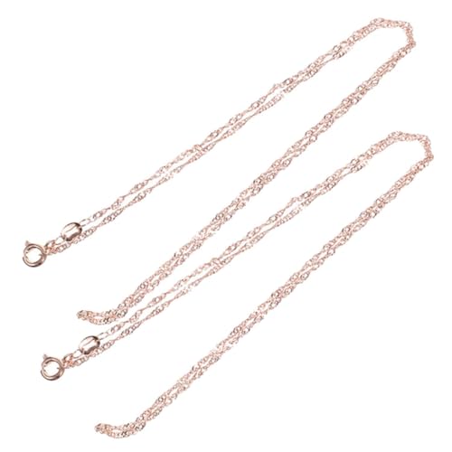 POPETPOP 2stücke Pack Kupfer Halskettenkette Schmuck Machen Ketten Für Frauen Zarte Halskettenketten Diy Schmuck Zubehör POPETPOP 2stücke Pack Kupfer Halskettenkette Schmuck Machen Ketten Für Frauen Zarte Halskettenketten Diy Schmuck Zubehör von POPETPOP
