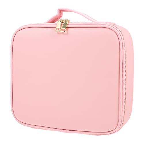 POPETPOP 2st Kosmetiktasche Aufbewahrungstasche Kosmetik-Make-up-Organizer Make-up-Tragetasche Mehrzweck-Kosmetiktasche Kosmetischer Koffer Reisen Handheld Pu-Leder Schminkständer von POPETPOP