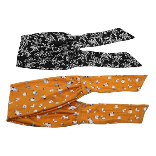POPETPOP 2stücke Elastische Sport Stirnbänder Schweißbänder Für Damen Fitness Yoga Haar Accessoire Kopf Wrap Mit Angenehmer Elastizität von POPETPOP