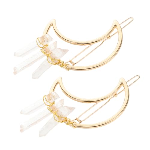 POPETPOP 2stücke Haarspange Mit Mondmotiv Aus Und Gold Geometrische Accessoires Dekorative Haarnadeln Für Damen Für Partys Und Veranstaltungen POPETPOP 2stücke Haarspange Mit Mondmotiv Aus Und Gold Geometrische Accessoires Dekorative Haarnadeln Für Damen Für Partys Und Veranstaltungen von POPETPOP