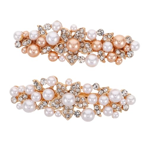 POPETPOP 2stücke Strass-haarschmuck Mit Perlen Und Haarkamm-clips Für Damen Vintage-design Haarspangen Für Verschiedene Anlässe POPETPOP 2stücke Strass-haarschmuck Mit Perlen Und Haarkamm-clips Für Damen Vintage-design Haarspangen Für Verschiedene Anlässe von POPETPOP