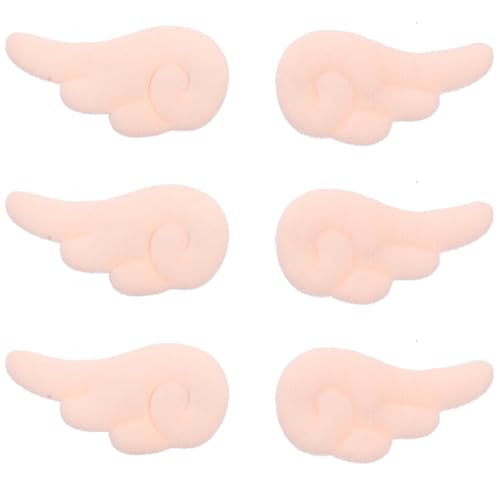 3 Paare Engelsflügel Haarnadel Cartoon-haarnadeln Flügelclips Zubehör-kit Weihnachtsspangen Für Frauen Haarspangen Für Den Urlaub Flügelhaar Weihnachten Stoff Kind Kopfbedeckung von POPETPOP