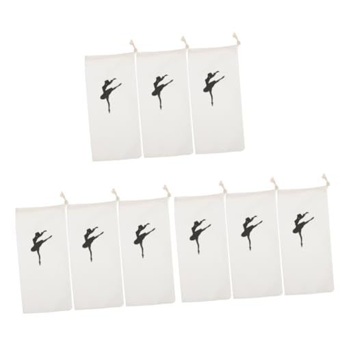 POPETPOP 3 Sätze Aufbewahrungstasche Für Spitze Schuhe Tanzsäcke Balletttasche Schuhbeutel-Set Tanztaschen Für Mädchen Spitzenschuhbehälter Ballettzubehör Für Mädchen Segeltuch 6 Stück * 3 von POPETPOP