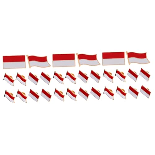 POPETPOP 18stücke Teiliges Indonesische Flaggen-anstecknadel Metall-brosche Für Patriotische Anlässe Für Partys Und Tägliches Tragen Schöne Geschenkidee Für Und Familie von POPETPOP
