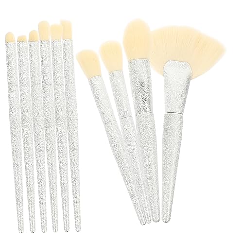 POPETPOP 3 Sätze Make-up Pinsel Werkzeug Makeup Bürsten Gesichts-make-up-pinsel Pinsel Für Mädchen Make-up Make-up-zubehör Für Frauen Rougepinsel Kunstfaser Weiß Fräulein Lidschatten Augen von POPETPOP