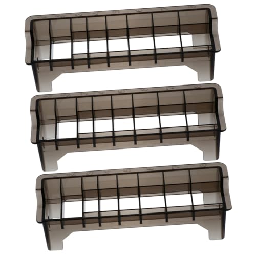 POPETPOP Elektrischer Kamm 3 Stück 8 Kamm Aufbewahrungsbox Friseur Clipper Halter Haarschneider Stylist Kammhalter Scherenhalter Rack Kamm Organizer Friseurkämme Organizer von POPETPOP