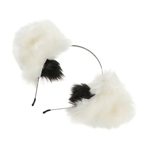 POPETPOP 3 Stk Pelziges Katzenstirnband Fuchsohren Stirnband Flauschiges Katzen-stirnband Cosplay-outfits Tierische Ohren Katzenohren Mädchen Kleider Fräulein Dropshipping Stoff Maske von POPETPOP