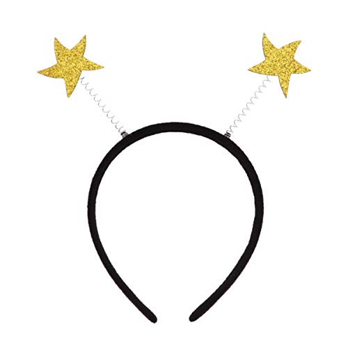 POPETPOP 3st Haarschmuck Für Mädchen Star Party Gef?lligkeiten Stern Haarband Neuheit Stirnband Neuheit Head Boppers Kleinkindgummibänder Für Haare Feder Eltern-kind Halloween Antennenkopf von POPETPOP