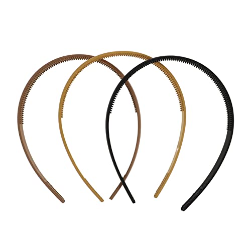 POPETPOP 3st Stirnband Haargummis Für Mädchen Haarschmuck Für Frauen Sport-stirnbänder Für Mädchen Kamm Haarband Dünn Stirnbänder Für Männer Haarbänder Tiara Bilden Acryl Haarbündel Damen von POPETPOP