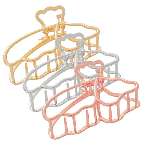 POPETPOP 3stücke Schmetterlings-haarspangen Aus Legierung Schmetterlings-clips Für Frauen Haarklammern Für Modische Frisuren Für Partys Und Alltag Stilvolle Haar-accessoires von POPETPOP