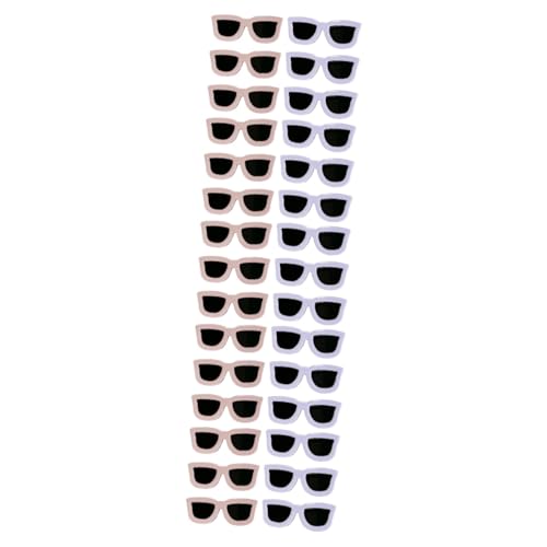 POPETPOP 30 Stk Lustige Haarnadel Für Sonnenbrille Haarspangen in Sonnenbrillenform Haarspange Für Mädchen Haarspangen Mit Sommerschleife Lustiger Seitenclip Metall Gläser Kleine von POPETPOP
