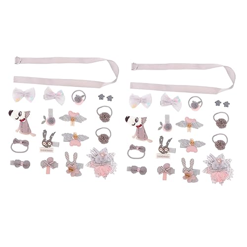 POPETPOP 36 Stk Haarschmuck-set Für Kinder Haarschmuck Für Kleinkinder Schöne Haarspangen Haargummis Für Kleinkinder Zarte Haardekore Schleife Haarring Karikatur Stoff Weihnachtssocken Baby von POPETPOP