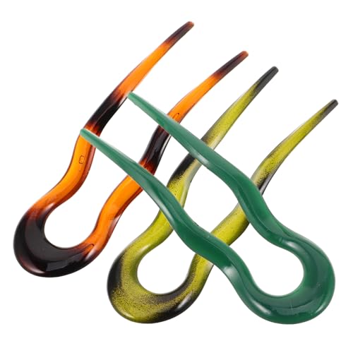 POPETPOP 3stücke Teiliges U-förmige Haarnadeln Acetat Für Damen Haarschmuck Für Hochzeiten Partys Und Alltag Handgemachte Haaraccessoires Rutschfest Und Haarfreundlich von POPETPOP