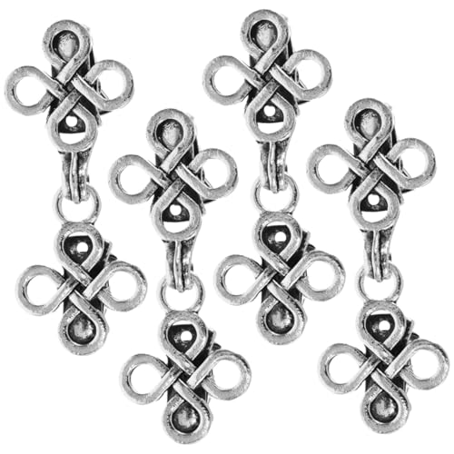 POPETPOP 4 Paare Vintage Strickjackenclips aus Langlebiger Zinklegierung Vielseitige Pullover und Kragenhalter für Damen Sichern Cardigans Schals und Blusen Stilvoll und bei Vielseitigen von POPETPOP