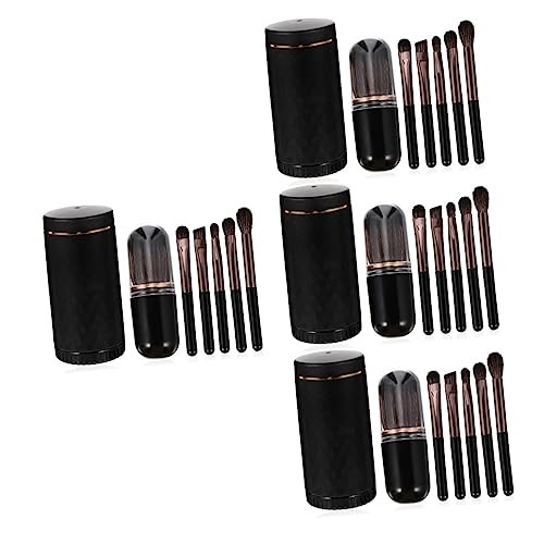 POPETPOP 4 Sätze Make-up-pinsel-set Make-up-pinsel-organizer Für Den Schminktisch Make-up Pinsel Schminkpinselhalter Mit Deckel Rundbürste Kosmetik Dickes Aluminiumrohr Make-up-tools Reisen von POPETPOP