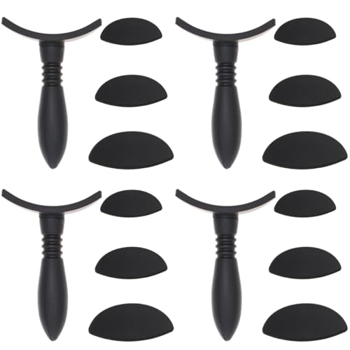 4 Sätze Lidschatten-stempel Lidschatten-tool Make-up-applikator Aus Silikon Silikon-lidschatten-applikator Make-up-tool Heimwerkzeuge Haushaltsgeräte Zubehör Kieselgel Frau Mädchen von POPETPOP