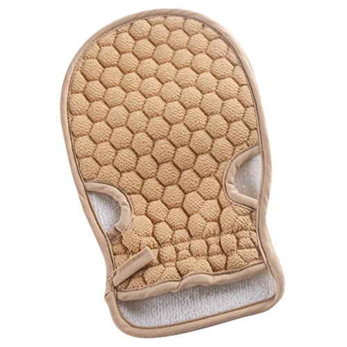 POPETPOP 4 Stück Badehandschuhe Peeling Bad Luffa Handschuh Fingerlose Handschuhe Körper Peeling-badehandschuh Badehandschuh Zum Peelen Duschbadehandschuh Duschhandschuh Badetuch Bienenwabe von POPETPOP