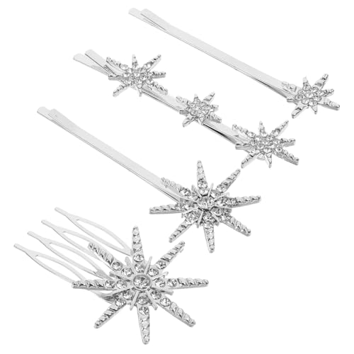 POPETPOP 4stücke Strass-haarnadeln Für Mädchen Und Frauen Zarte Haarspangen Als Kopfschmuck Stilvolle Haarspangen Für Hochzeit Und Alltag Haarnadeln Mit Strass Für Diverse Anlässe von POPETPOP