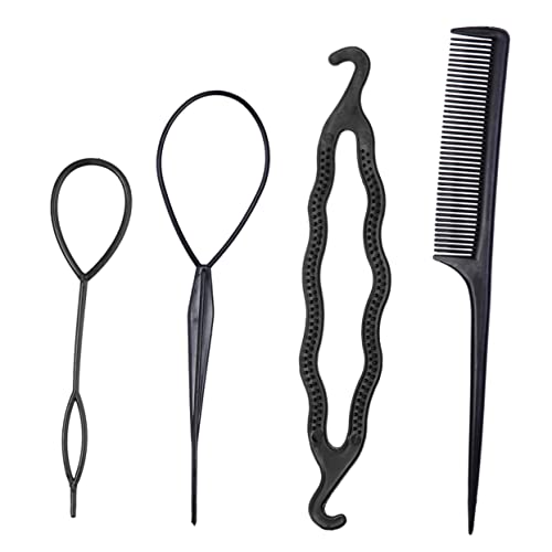 POPETPOP 4 Stück Rolle Haarstyling-accessoires Haarschmuck Für Damen Zöpfe Haarschmuck Für Zöpfe Haarstyling-werkzeuge Haarschmuck Für Frauen Haarkrapfen Modellieren Haartrockner Fräulein von POPETPOP