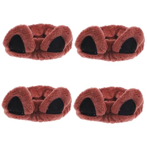 POPETPOP 4stücke Katzenohren Haarband Für Gesichtsreinigung Stretchy Bequeme Und Rutschfeste Kopfband Für Damen Für Spa Make-up Und Gesichtsbehandlungen von POPETPOP