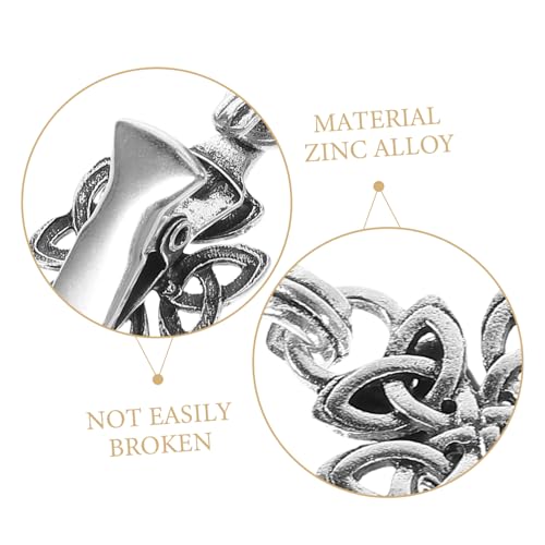 POPETPOP 4 Stück Vintage Strickjackenclips Zinklegierung Hollow Out Design Kleidungsverschluss Kragenclip Brosche Exposure Pin Damen Accessoire für Cardigan Bluse von POPETPOP