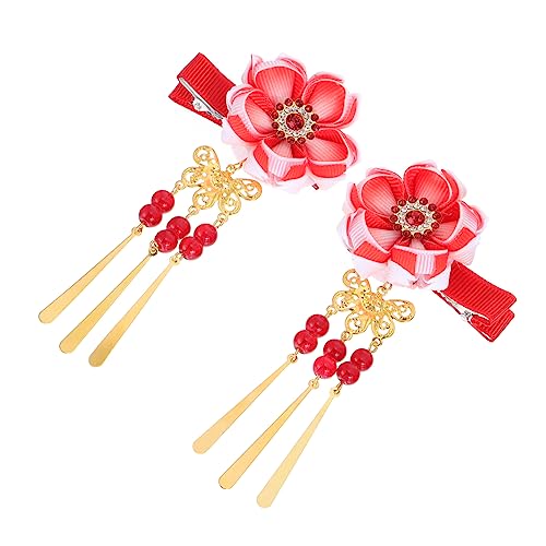 POPETPOP 5 Paare Haarnadel Japanische Retro-haarspange Süßer Japanischer Haarschmuck Japanische Haarpflege Accessoires Für Die Frisur Bettwäsche Aus Baumwolle Handbuch Blumen Fräulein von POPETPOP